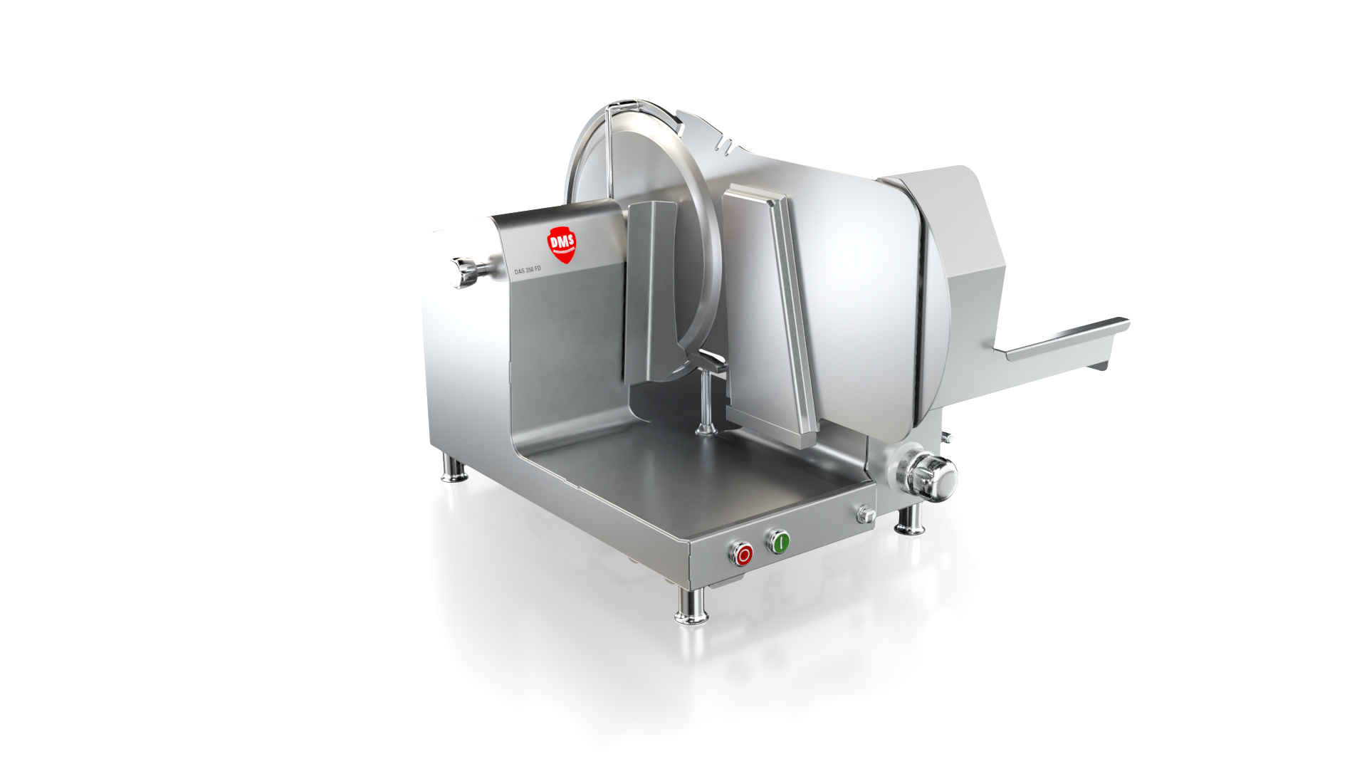 stainless-steel meat slicer